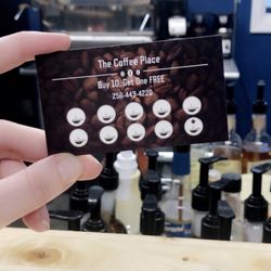 The Coffee Place - Rewards card