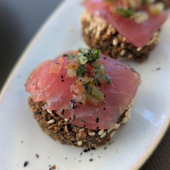 Orla by Michael Mina  - Big tuna appetizer - Middle Eastern Near Me - Santa Monica, California