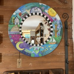 Stewart's Village Gallery - Sticks mirrors and lazy Susan's!