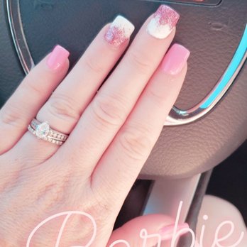 NY Nails Spa - Pink and rose gold glitter nails by Steve - Nail Salons Near Me - Valencia, California NY Nails Spa - Pink and rose gold glitter nails by Steve - Nail Salons Near Me - Valencia, California