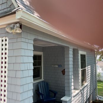 Kimball Seamless Gutters - Rear of house - Gutter Services Near Me - Arundel, Maine Kimball Seamless Gutters - Rear of house - Gutter Services Near Me - Arundel, Maine