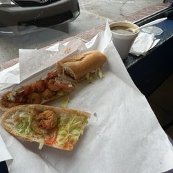 Louisiana Pride Seafood - Shrimp po boy