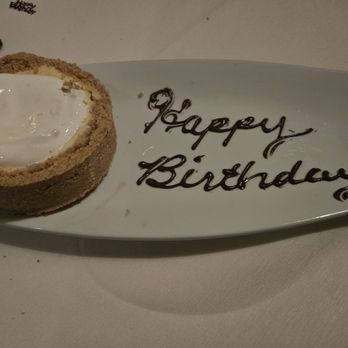 Ruth's Chris Steak House - Birthday dessert for my mom - Steakhouses Near Me - Princeton, New Jersey