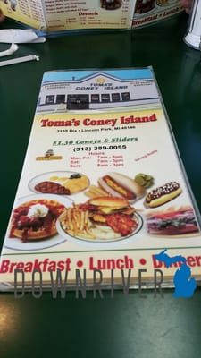 Menu photo 5 Toma's Coney Island Lincoln Park, MI Menu photo 5 Toma's Coney Island Lincoln Park, MI
