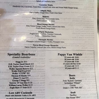 Ristorante Allegria - Menu - Italian Near Me - Napa, California Ristorante Allegria - Menu - Italian Near Me - Napa, California