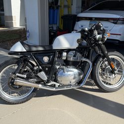 RideNow Powersports Ocala - Royal Enfield Continental GT650 Ventura Storm in her new home.
