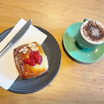 Tivoli Road Bakery - Strawberry Danish and Hot Chocolate - Bakeries Near Me - South Yarra, VIC Tivoli Road Bakery - Strawberry Danish and Hot Chocolate - Bakeries Near Me - South Yarra, VIC
