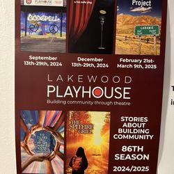 Lakewood Playhouse - Upcoming plays, 2024/2025 season