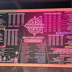 Midway Coffee - Menu