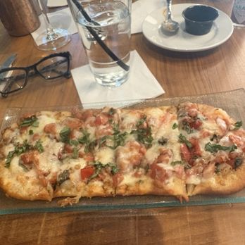 The Gourmet at Kenilworth - Shrimp Scampi Flat Bread - Seafood Near Me - Towson, Maryland The Gourmet at Kenilworth - Shrimp Scampi Flat Bread - Seafood Near Me - Towson, Maryland
