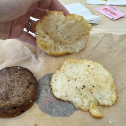 Bojangles - No "biscuit" middle? Just 2 hard end caps???