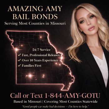 Amazing Amy Bail Bonds - Probably serving most of Missouri - Bail Bondsmen Near Me - Rolla, Missouri Amazing Amy Bail Bonds - Probably serving most of Missouri - Bail Bondsmen Near Me - Rolla, Missouri