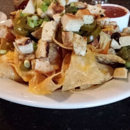 Chicken nachos $11.