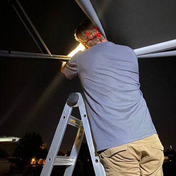 T&A Mobile RV Repair - Andrew working with a headlamp!! - RV Repair Near Me T&A Mobile RV Repair - Andrew working with a headlamp!! - RV Repair Near Me