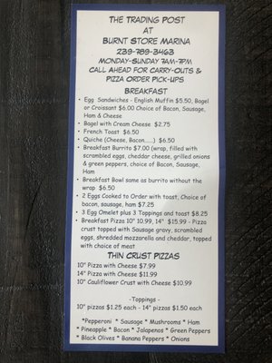 Menu photo 3 The Trading Post Punta Gorda, FL Menu photo 3 The Trading Post Punta Gorda, FL