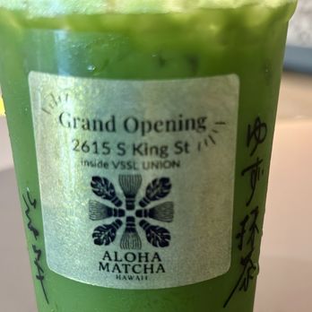 Aloha Matcha - Grand Opening! - Coffee & Tea Near Me - Honolulu, Hawaii
