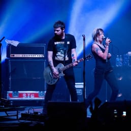 The Shiny Toy Guns performing at Saltair.