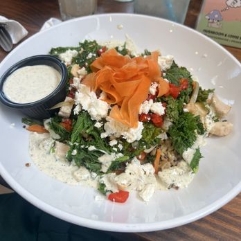 Cafe Evergreen - Chicken Pesto Bowl - Juice Bars & Smoothies Near Me - Nokomis, Florida