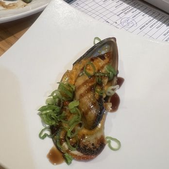 X-Fish Izakaya - 1 order of baked mussel - Sushi Bars Near Me - Brea, California X-Fish Izakaya - 1 order of baked mussel - Sushi Bars Near Me - Brea, California