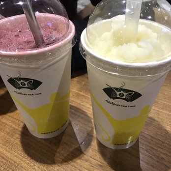 Ten Ren's Tea - Hibiscus tea and lychee slush - Bubble Tea Near Me - New York, New York Ten Ren's Tea - Hibiscus tea and lychee slush - Bubble Tea Near Me - New York, New York