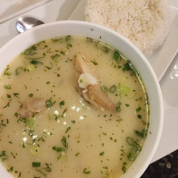 Latitude Zero - Cow feet soup, rice, destroyed plantain and chicharon ball - Bars Near Me - Bayonne, New Jersey