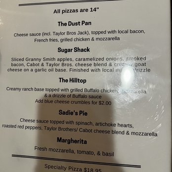 Poor Thom's Tavern - Menu - Salad Near Me - Plainfield, New Hampshire
