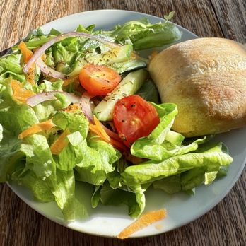 An Octopus' Garden Cafe - Side salad w/ warm buttered baguette - Cafes Near Me - Alma, New Brunswick An Octopus' Garden Cafe - Side salad w/ warm buttered baguette - Cafes Near Me - Alma, New Brunswick