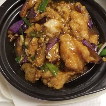 Royal Feast - Fish filet and eggplant in garlic sauce claypot - Chinese Near Me - Millbrae, California Royal Feast - Fish filet and eggplant in garlic sauce claypot - Chinese Near Me - Millbrae, California