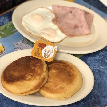 Latin Cafe - Ham and eggs with pancake - Cuban Near Me - Miami Beach, Florida Latin Cafe - Ham and eggs with pancake - Cuban Near Me - Miami Beach, Florida