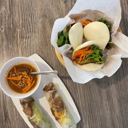 Kai Vietnamese Cuisine - Pork Bao Buns & Chicken Spring rolls