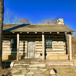Francis Stupey Log Cabin - Newly renovated cabin standing strong and proud.