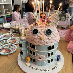 Gabby Dollhouse Cake for my daughter's 5th bday this year! Gabby Dollhouse Cake for my daughter's 5th bday this year!