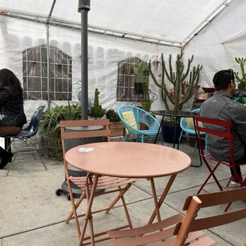A Romo's Cafe - The patio with its wonderful eclectic style. - Coffee & Tea Near Me - Hayward, California A Romo's Cafe - The patio with its wonderful eclectic style. - Coffee & Tea Near Me - Hayward, California