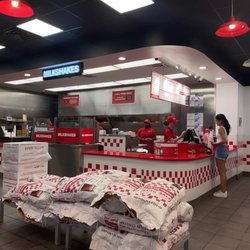 Five Guys - The kitchen and interior resturant