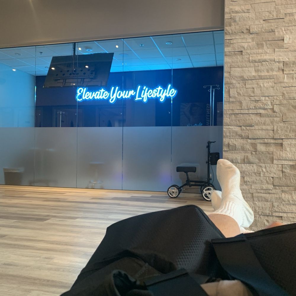 Me getting compression therapy Me getting compression therapy