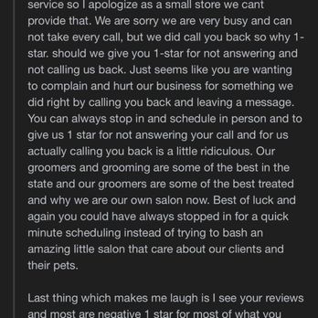Desert Pawz Cage Free Grooming - Rude response from owners. - Pet Groomers Near Me - Phoenix, Arizona Desert Pawz Cage Free Grooming - Rude response from owners. - Pet Groomers Near Me - Phoenix, Arizona