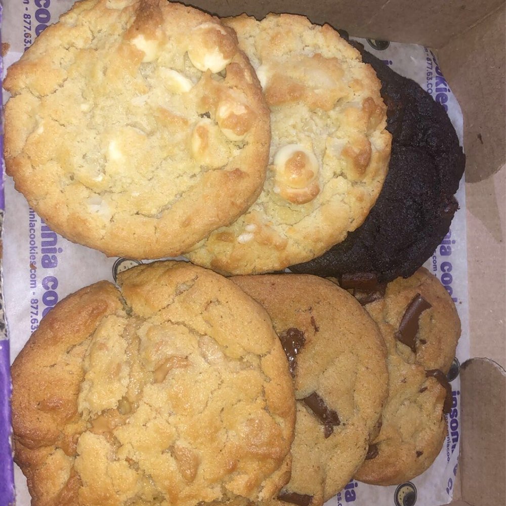 Insomnia Cookies - Chocolate Chunk Cookie, White Chocolate Macadamia Cookie, Double Chocolate Chunk Cookie, Peanut Butter Chip Cookie - Desserts Near Me - Ann Arbor, Michigan Insomnia Cookies - Chocolate Chunk Cookie, White Chocolate Macadamia Cookie, Double Chocolate Chunk Cookie, Peanut Butter Chip Cookie - Desserts Near Me - Ann Arbor, Michigan