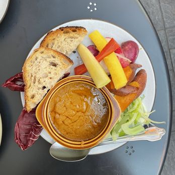Corto - Bagna Cauda  warm anchovy and garlic dip, raw and roasted local vegetables, filone. - Italian Near Me - Jersey City, New Jersey