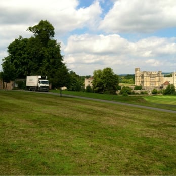 Leeds Castle - Stable Courtyard entrance is seen on the left - Landmarks & Historical Buildings Near Me