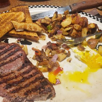 Black Bear Diner - Really black bear? Look at this shit. Yes it is my breakfast at the one in Foothil. - Diners Near Me - Rancho Cucamonga, California