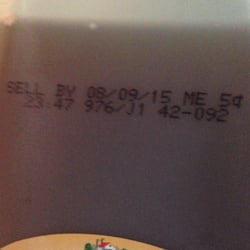 ACME Markets - This is the date of the tea that I bought on 11/06/15. Very upset that this was expired two months.