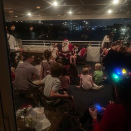 Santa reading a story to the kids Santa reading a story to the kids
