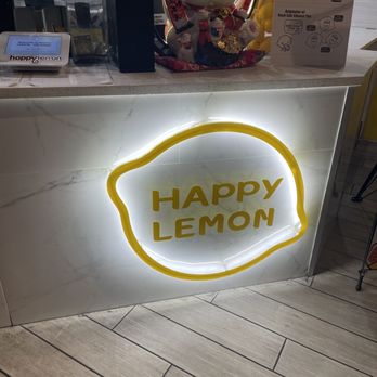 Happy Lemon - Neon Signage - Bubble Tea Near Me - Orlando, Florida Happy Lemon - Neon Signage - Bubble Tea Near Me - Orlando, Florida