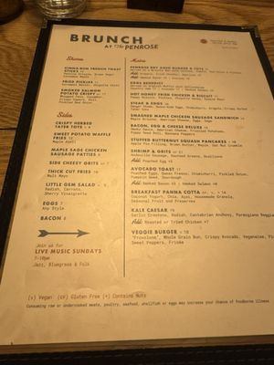 Menu photo 3 The Penrose New York, NY Menu photo 3 The Penrose New York, NY