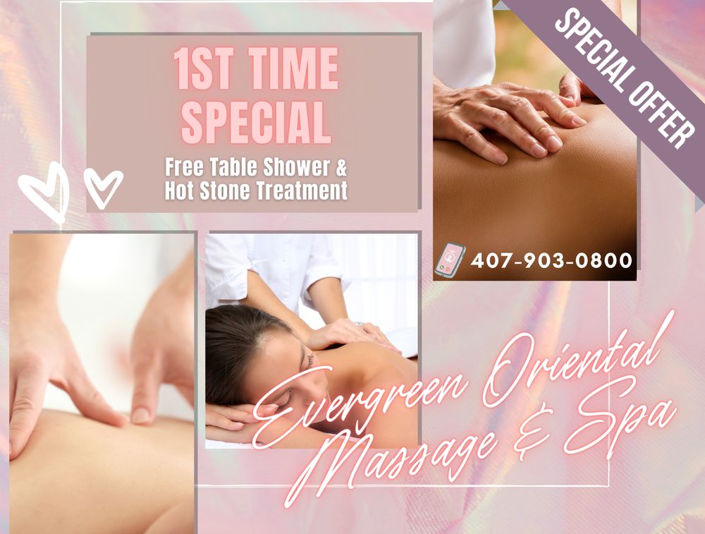 Evergreen Oriental Massage & Spa Logo