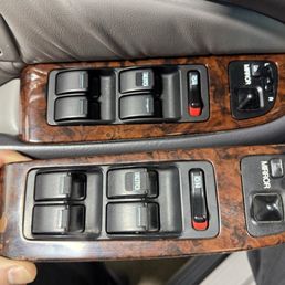 The original and replacement master switches. The original and replacement master switches.