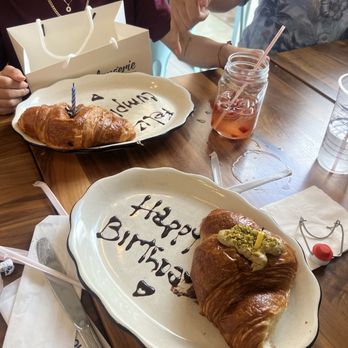 La Boulangerie - Pistachio Croissant and Nutella Croissant - Bakeries Near Me - Miami, Florida