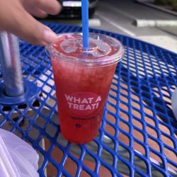 Caliche’s Frozen Custard - Strawberry Lemonade - yesss!