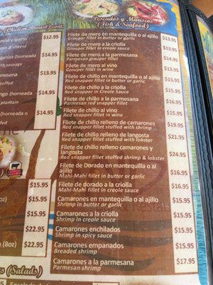 Menu photo 4 The Island Aguada, PR Menu photo 4 The Island Aguada, PR