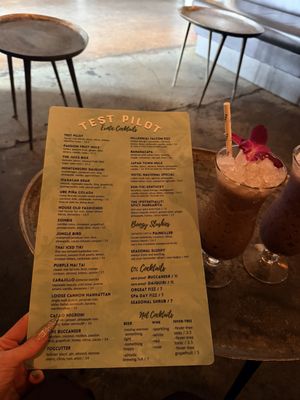 Menu photo 2 Test Pilot Santa Barbara, CA